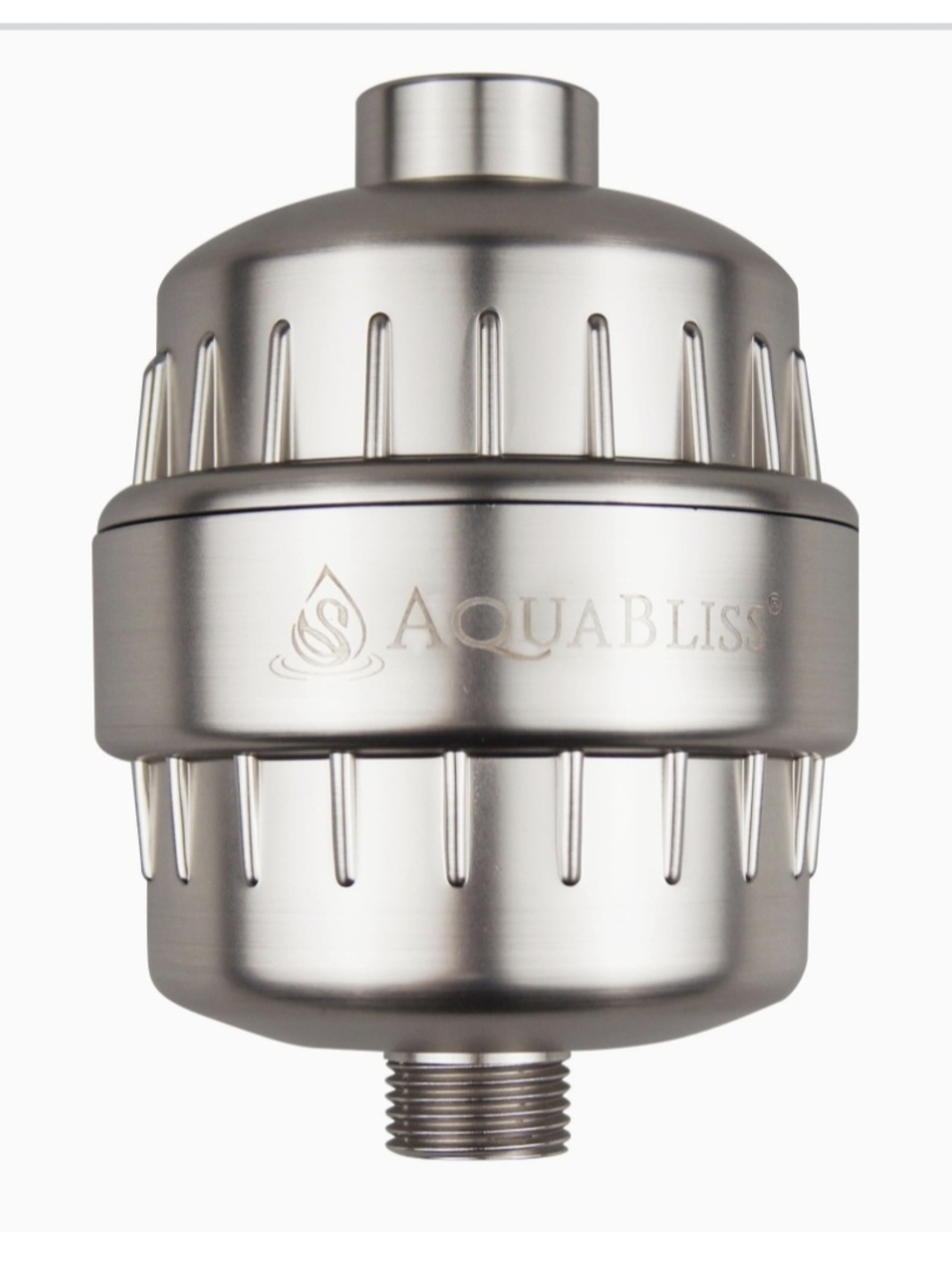 AquaBliss Stainless Steel Shower Filter - Brushed Nickel (Silver) Make An Offer!